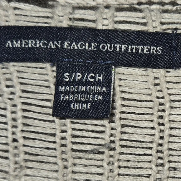 American Eagle Outfitters hooded knit Sweater, Size Small, Tribal Aztec - Picture 8 of 8